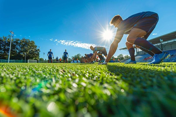 Wie wärmt man sich am besten vor einem Fußballspiel auf?